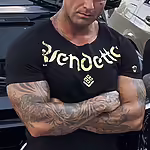 Tričko Pánske / Vendetta Street Gold T-Shirt 3 / Čierna / v1569