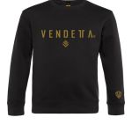 Mikina Dámska / CLASSIC sweatshirt / Čierna - Zlatá / v1661