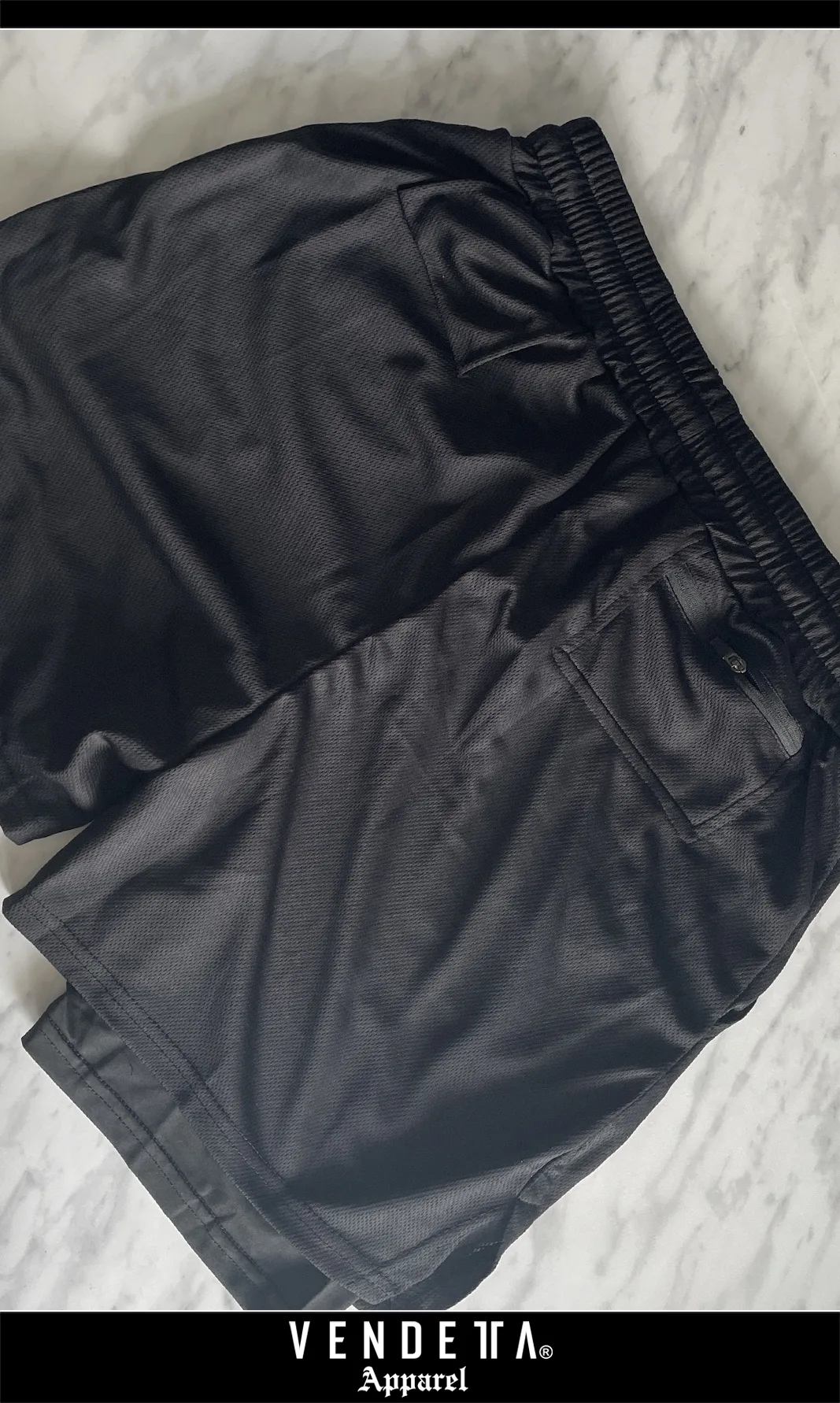 Kraťasy Sport Muži / Sport Shorts / Hardgym no2 / Čierna / v1556 – Obrázok 4