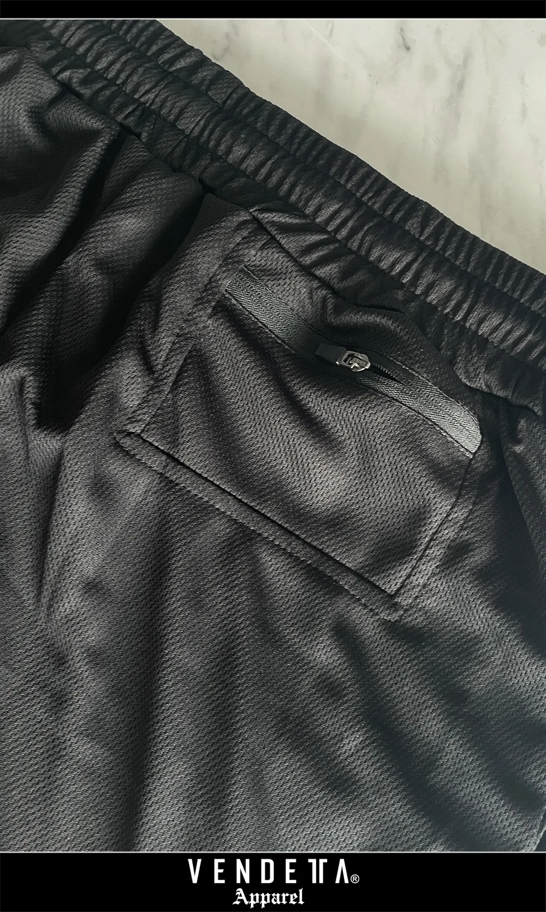 Kraťasy Sport Muži / Sport Shorts / Hardgym no2 / Čierna / v1556 – Obrázok 3