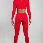 Legíny Bezšvové Dámsky / Leggings PushUP-2 / Červená / v1673