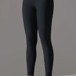 Legíny Bezšvové Dámsky / Vrecko / Classic Leggings / Čierna / v1687