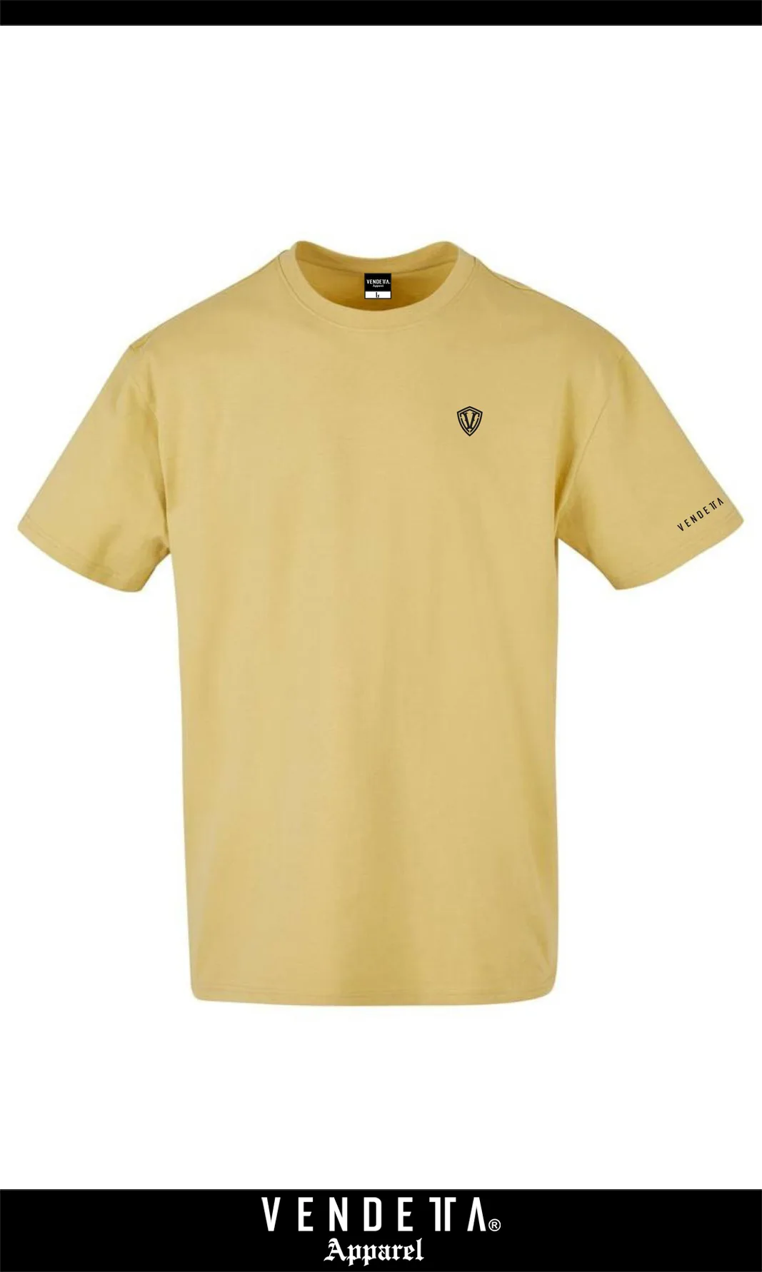 v1700 zlta-pale moss__a Tričko Pánske / T-shirt Oversize 1 / 3D Logo / Žltá / v1700 – Obrázok 1