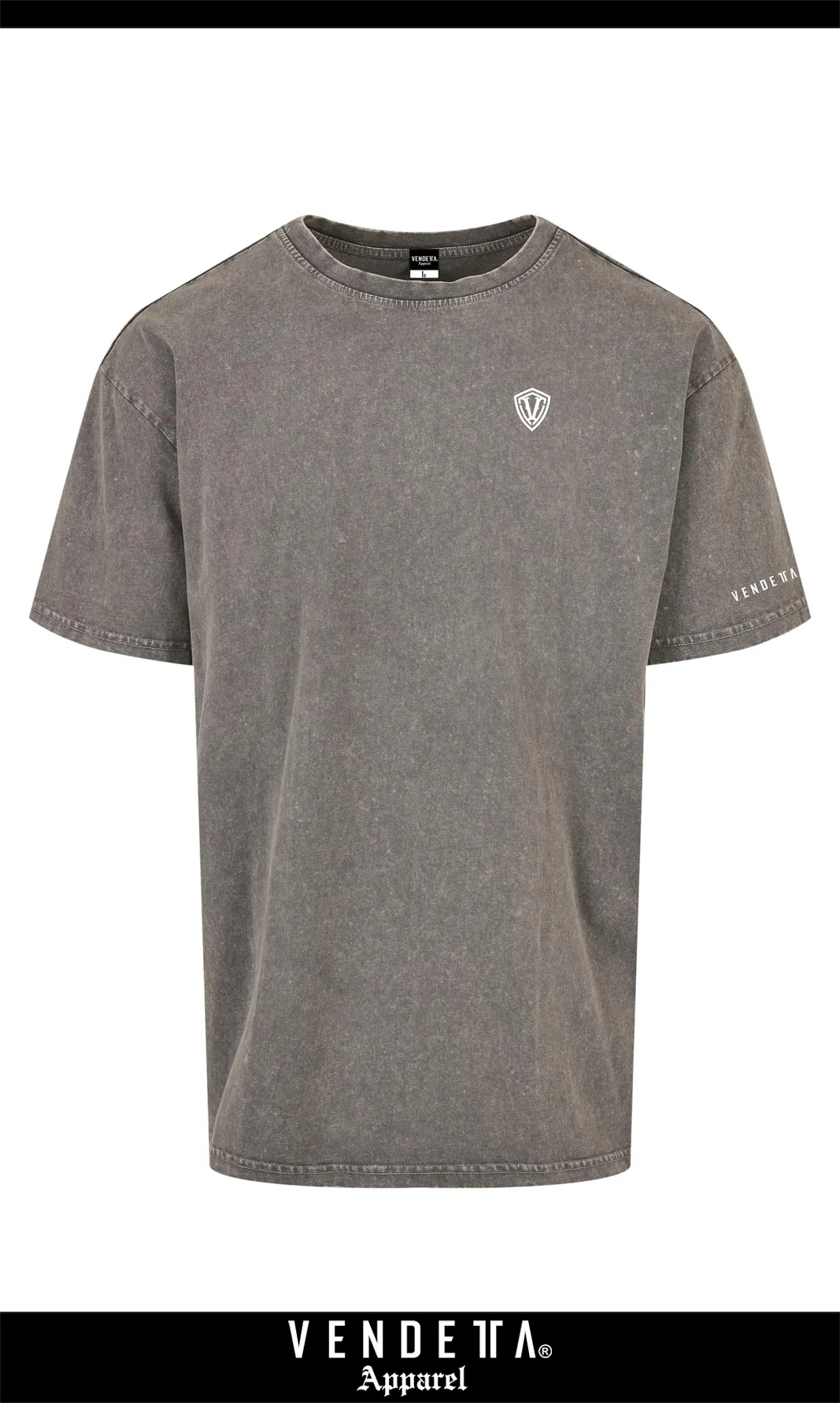 v1636 grey__a2 Tričko Pánske / T-shirt Oversize Batika / Šedá / v1636 – Obrázok 1