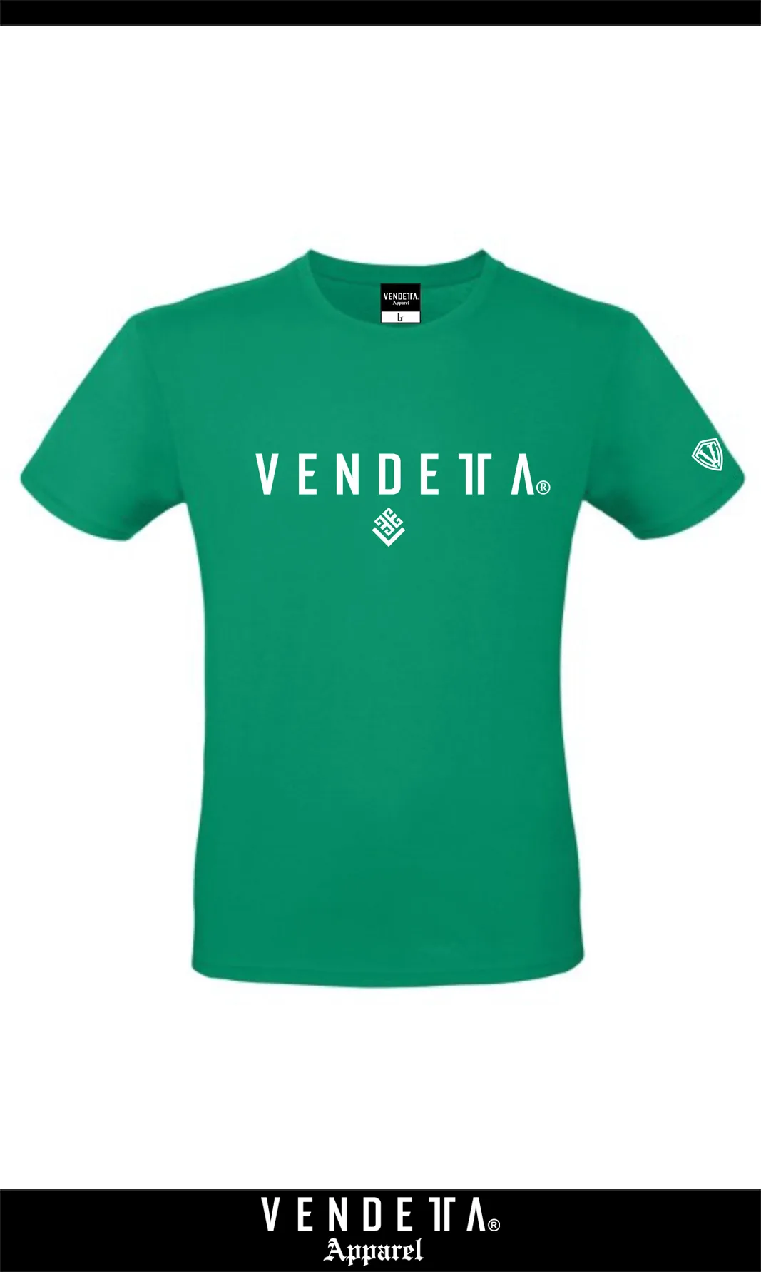 v1649 kelly green__a Tričko Pánske / T-Shirt Classic / Zelená / v1649 – Obrázok 1