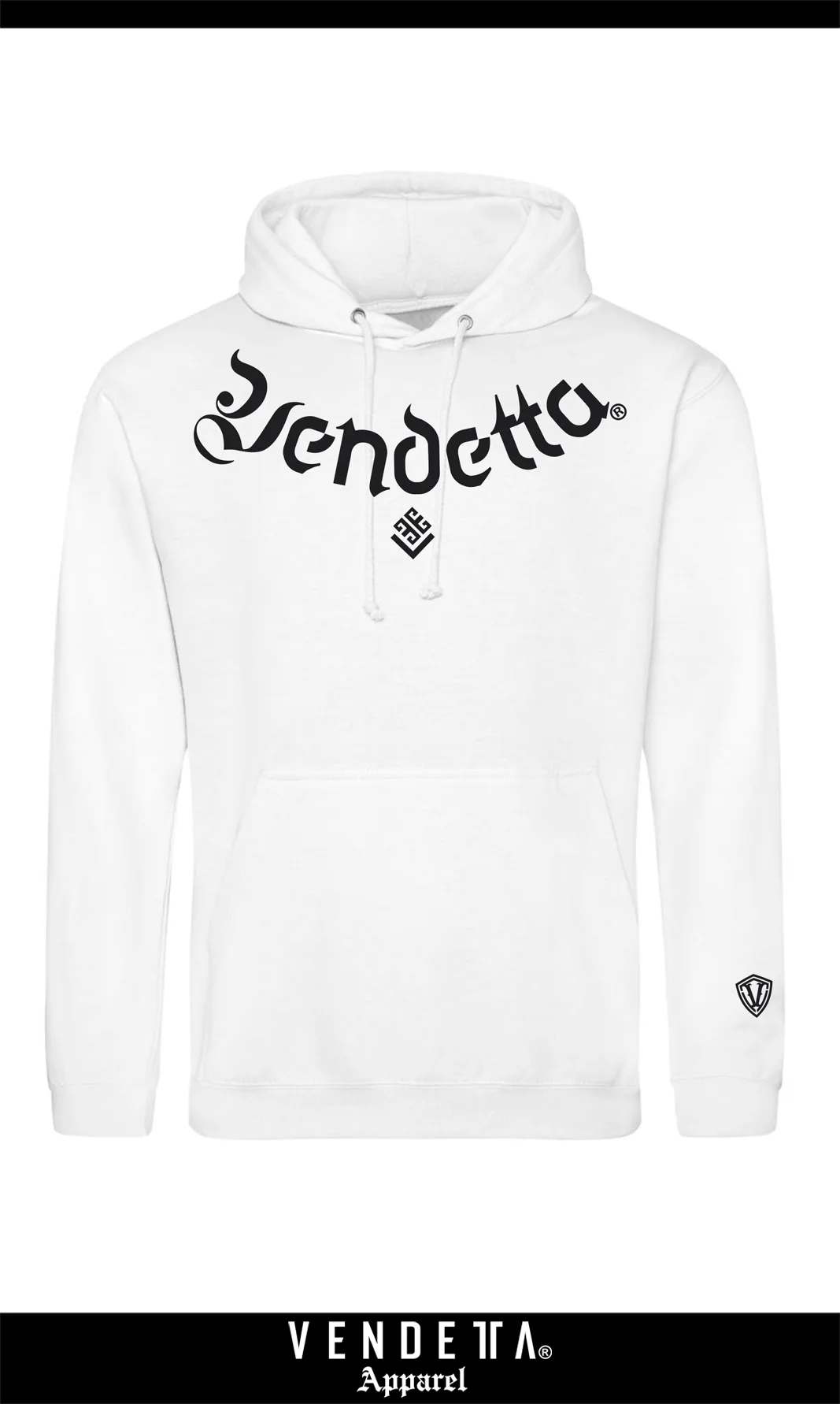 v1653 white__a Mikina s Kapucňou UNI / Hoodie Oversize / Biela / v1653 – Obrázok 1
