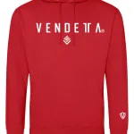 Mikina s Kapucňou Dámska / Hoodie Oversize / Červená / v1683