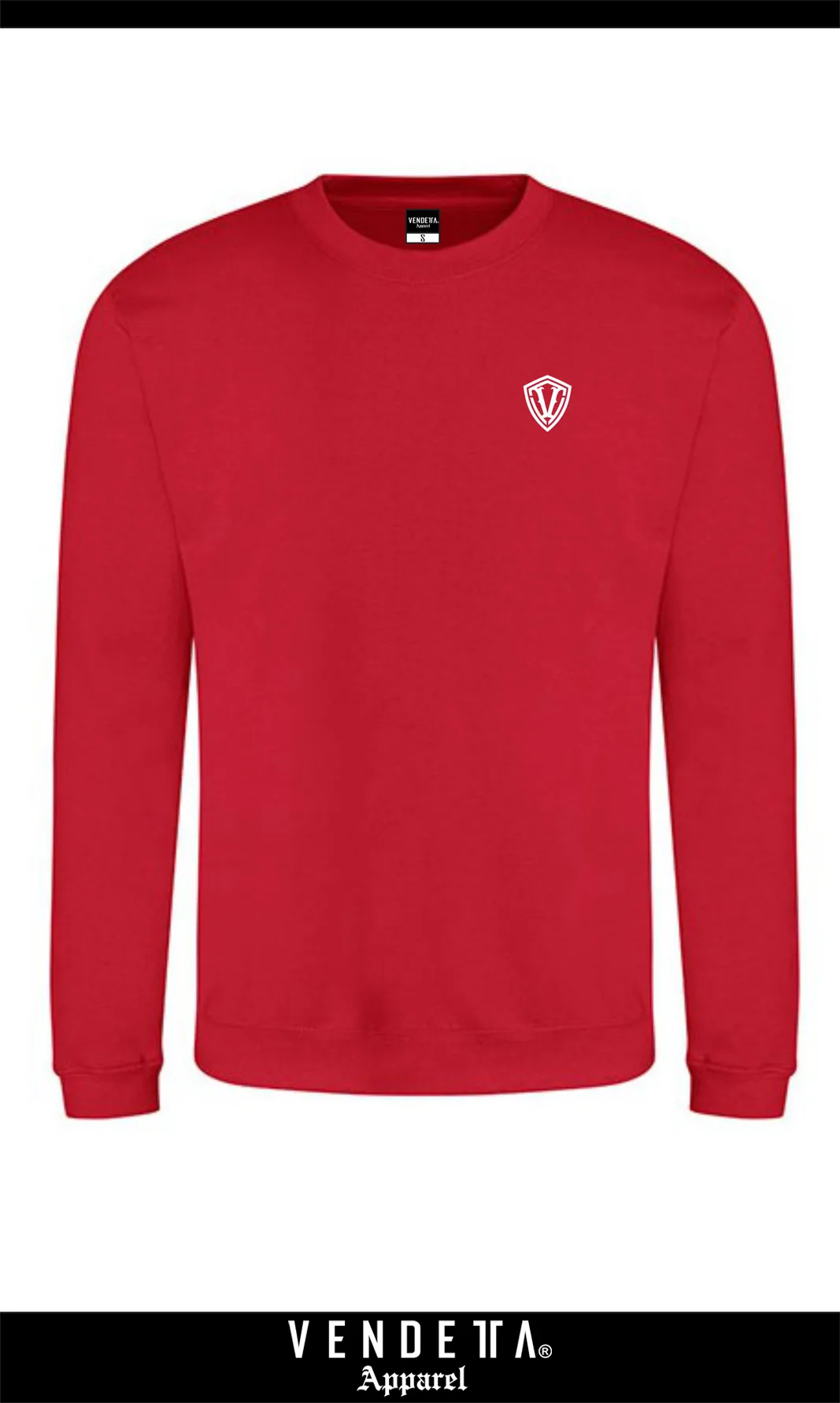 Mikina Dámska / CLASSIC sweatshirt fitness / Červená / v1710 – Obrázok 1