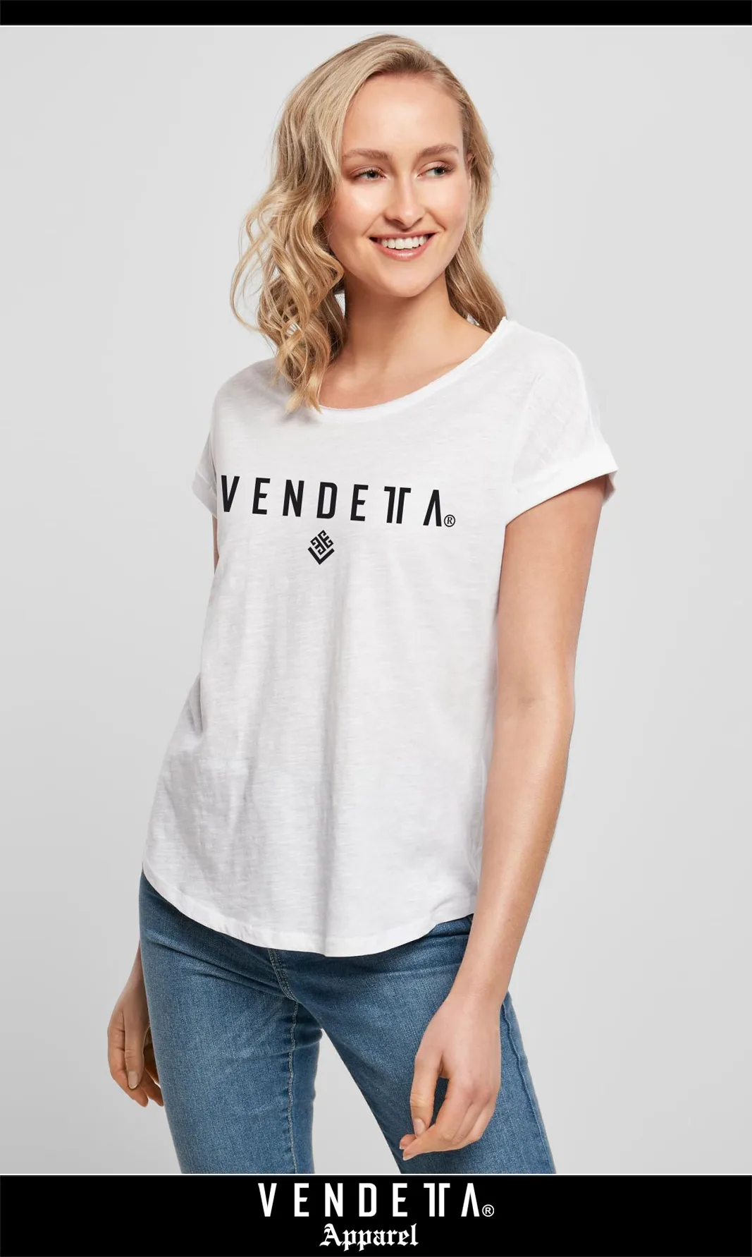 Tričko Dámske / Fashiom T-Shirt Long / Biela / v1660 – Obrázok 1