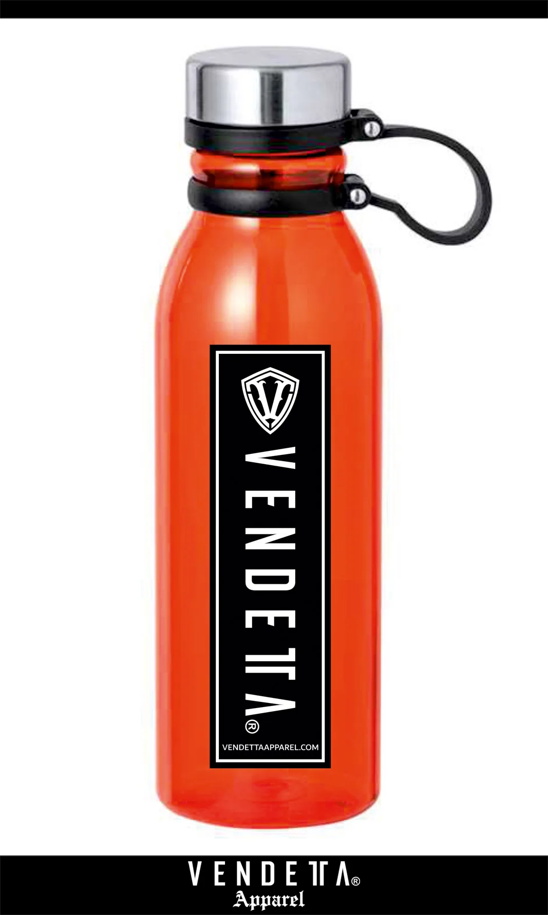 v1698 red__a FLAŠKA Plast / Bottle Sport 830 ml / Červená / v1698 – Obrázok 1