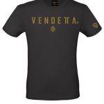 Tričko Dámske / Classic T-Shirt  / čierna - zlatá / v1722