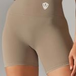 Kraťasy Bezšvové Krátke Ženy / SHORTS / Hnedá / v1723