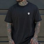 Tričko Pánske / T-shirt Oversize Batika / Čierna / v1636