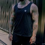 Tielko Oversize Pánske / Tank top / Čierna / v1704