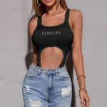 Bodyčko dámske / Popruhy / Body - Eleganc diamond / Čierna / v1512