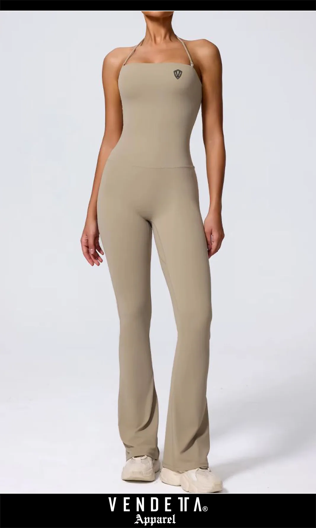 v1739 natural-Sandy__a2 Overal Leginy - Dámsky / Overall leggings Diamond Classic / Natural / v1739 – Obrázok 1