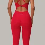 Overal Leginy - Dámsky / Overall leggings Classic / Červená / v1751