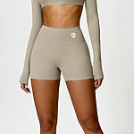 Kraťasy + Crop - Súprava Dámska / shorts push up - Crop SET / Hnedá / v1755
