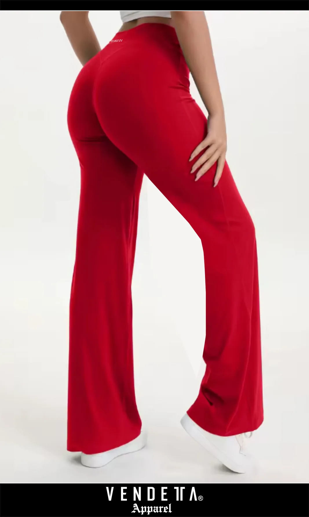 Legíny Zvoncové Dámsky / Leggings Classic / Červená / v1760 – Obrázok 1