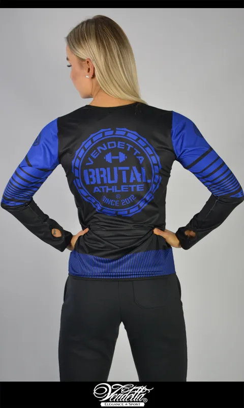 Mikina SPORT Dámska / modrá / v813 – Obrázok 1