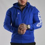 Mikina Pánska na zips / HARDGYM Hoodie zipper / Modrá / v1111