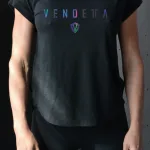 Tričko Dámske / Strong Lady T-Shirt / Holo / Čierna / v1339