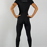 Overal Leginy ženy / FIT FASHION Overall T-Shirt Diamond / Čierna / v1368