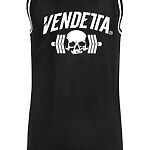 Tielko Pánske Dres / HardGYM Skull tank top / Čierna / v1485