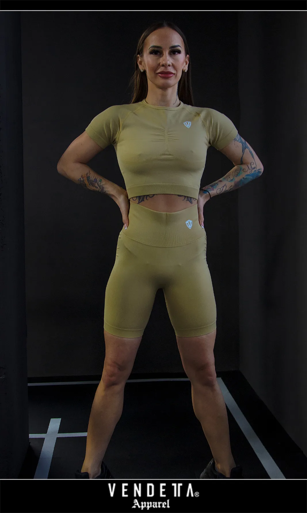 Kratasy Krátke Hrubé Dámske / Shorts Push UP / SET / Natural / v1579 – Obrázok 2