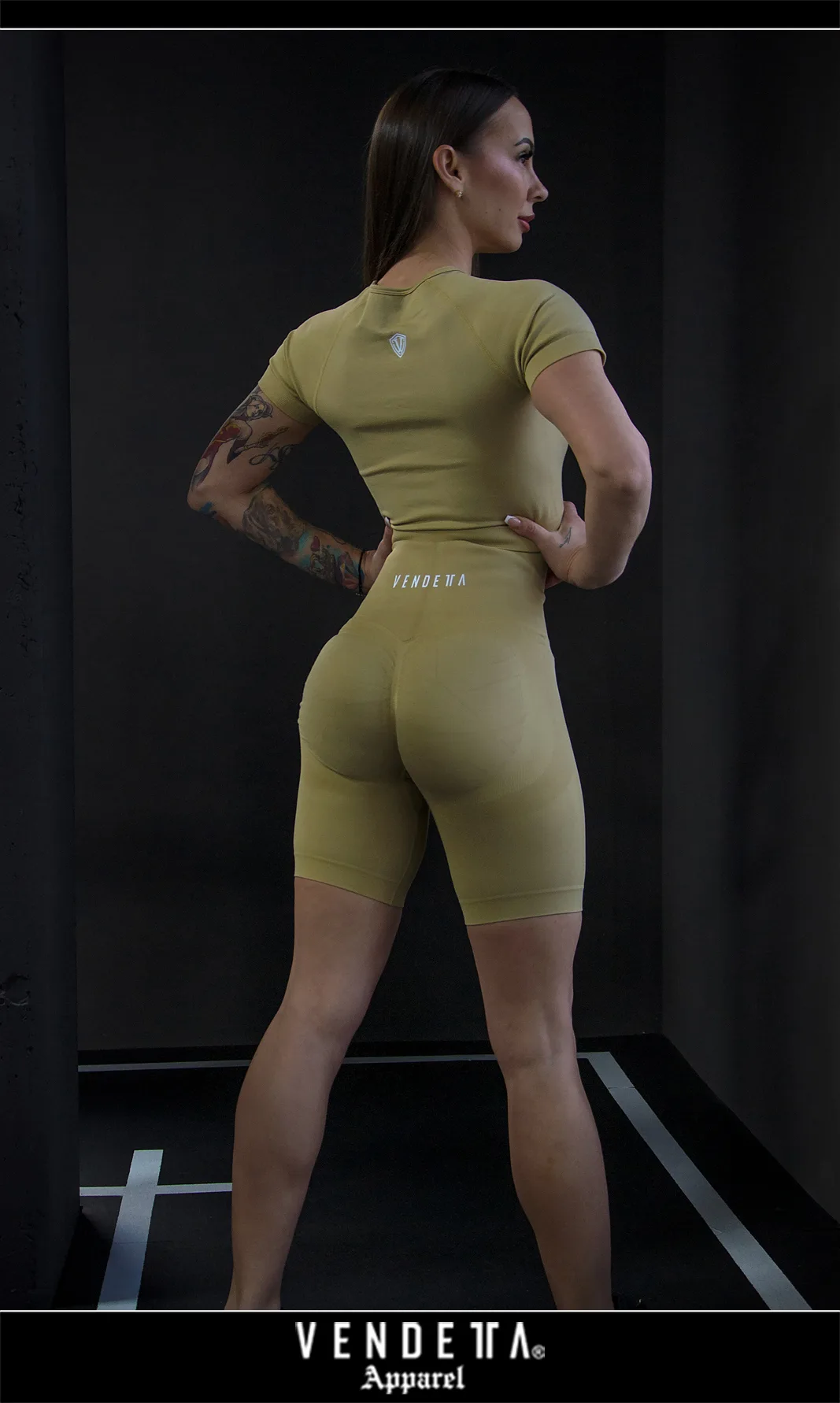 Kratasy Krátke Hrubé Dámske / Shorts Push UP / SET / Natural / v1579 – Obrázok 3