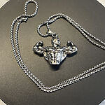 Reťiazka / Hard Gym / Silver / Strieborná / v1611