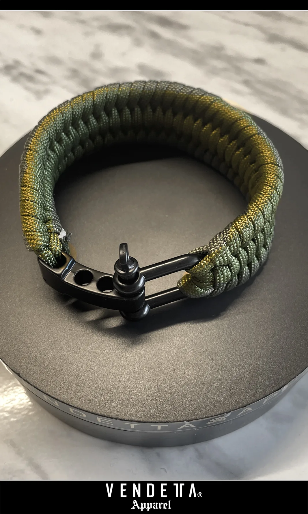 Náramok / Paracord Army / Zelená / v1615 – Obrázok 2