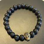 Náramok / Skull Gold / Zlatá / v1618
