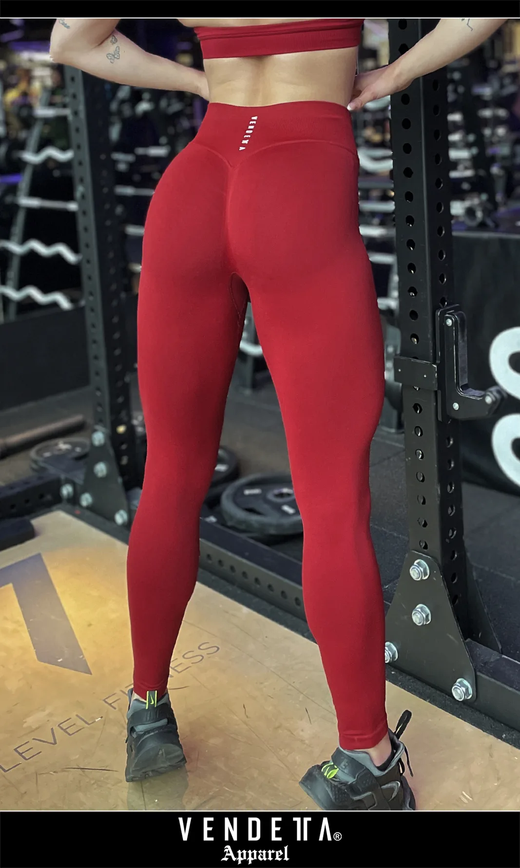 Legíny Bezšvové Dámske / Nízky Pás / Leggings Push UP / SET / Biela / v1628 – Obrázok 5