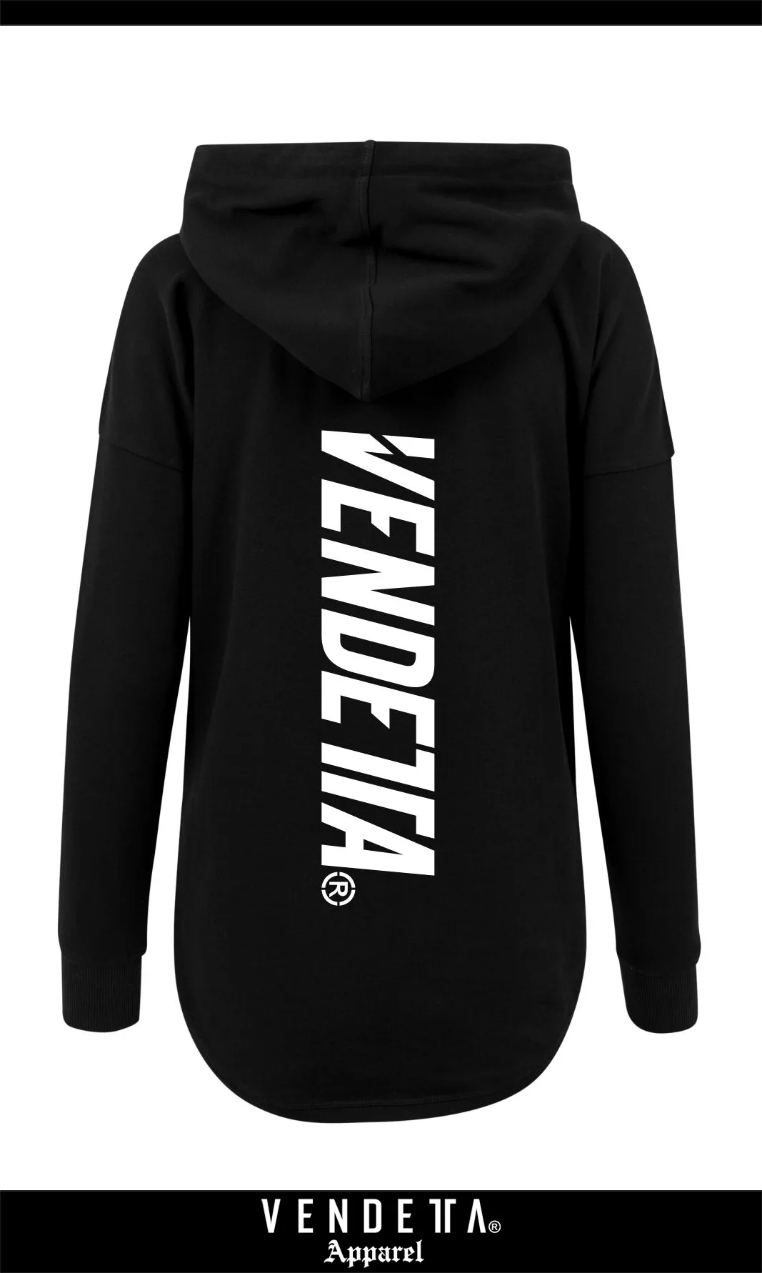 Mikina s kapucňou Dámska / Hoody / Čierna / v1641 – Obrázok 4