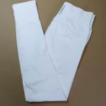 Legíny Bezšvové Dámske / Nízky Pás / Leggings Push UP / SET / Biela / v1628