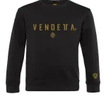 Mikina Dámska / CLASSIC sweatshirt / Čierna - Zlatá / v1661