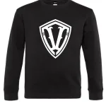 Mikina Pánska / CLASSIC Hoodie / Čierna - Biela / v1570