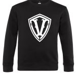 Mikina Pánska / CLASSIC Hoodie / Čierna - Biela / v1570