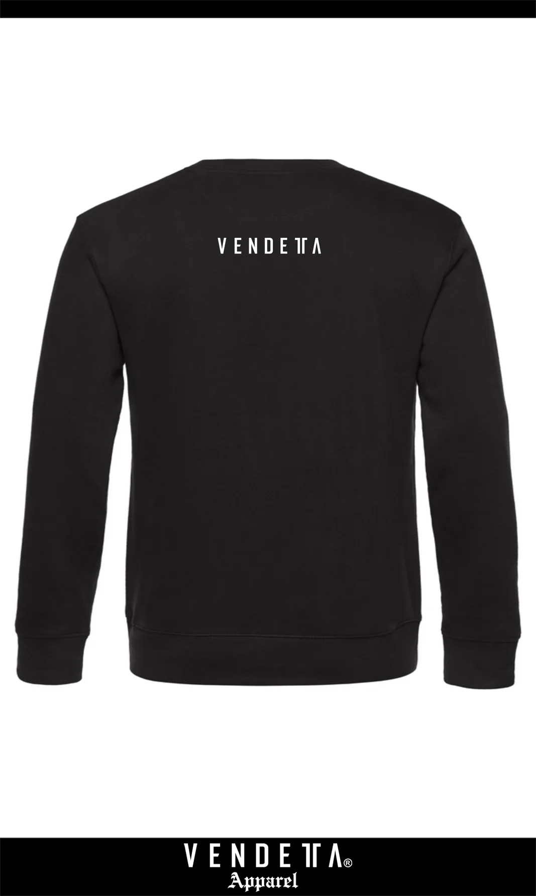 Mikina Pánska / CLASSIC Hoodie / Čierna - Biela / v1570 – Obrázok 3