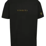 Tričko Pánske / T-shirt Oversize 1 / Čierna-Zlatá / v1647