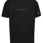 Tričko Pánske / T-shirt Oversize 1 / Čierna-Zlatá / v1647