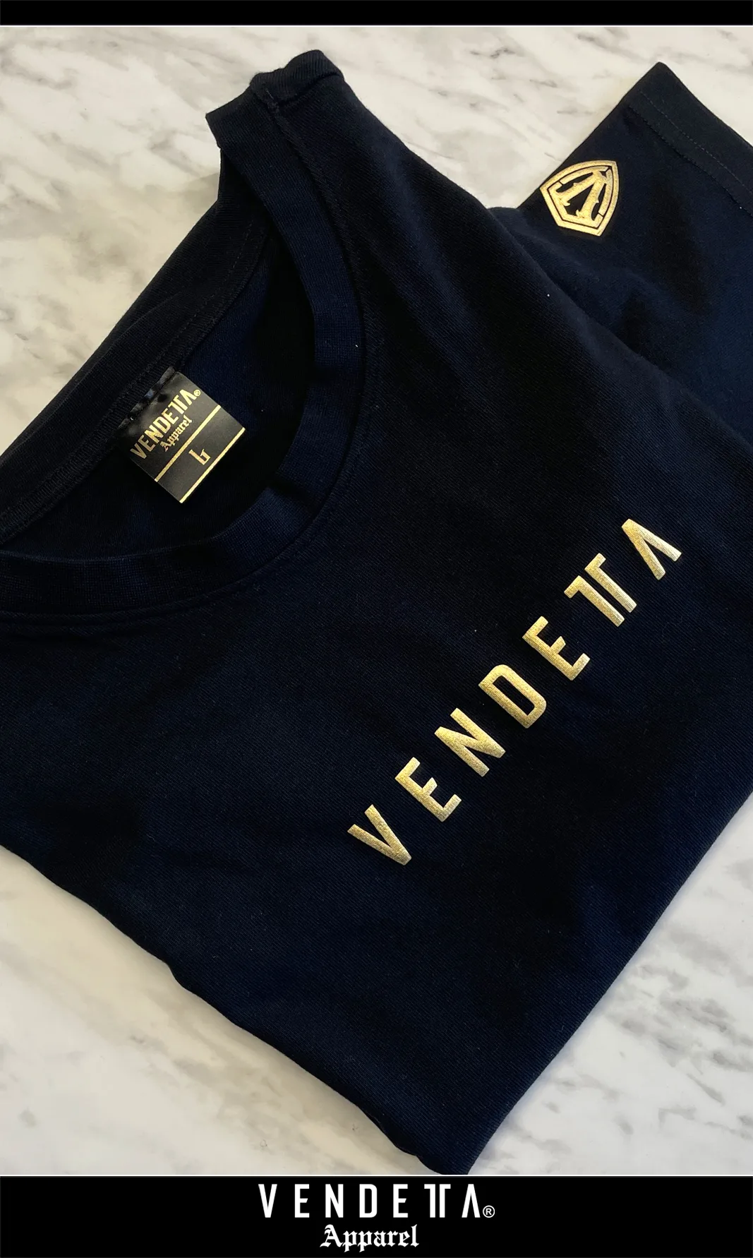 Tričko Pánske / T-shirt Oversize 1 / Čierna-Zlatá / v1647 – Obrázok 2