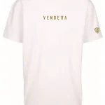 Tričko Pánske / T-shirt Oversize 1 / Biela-Zlatá / v1647