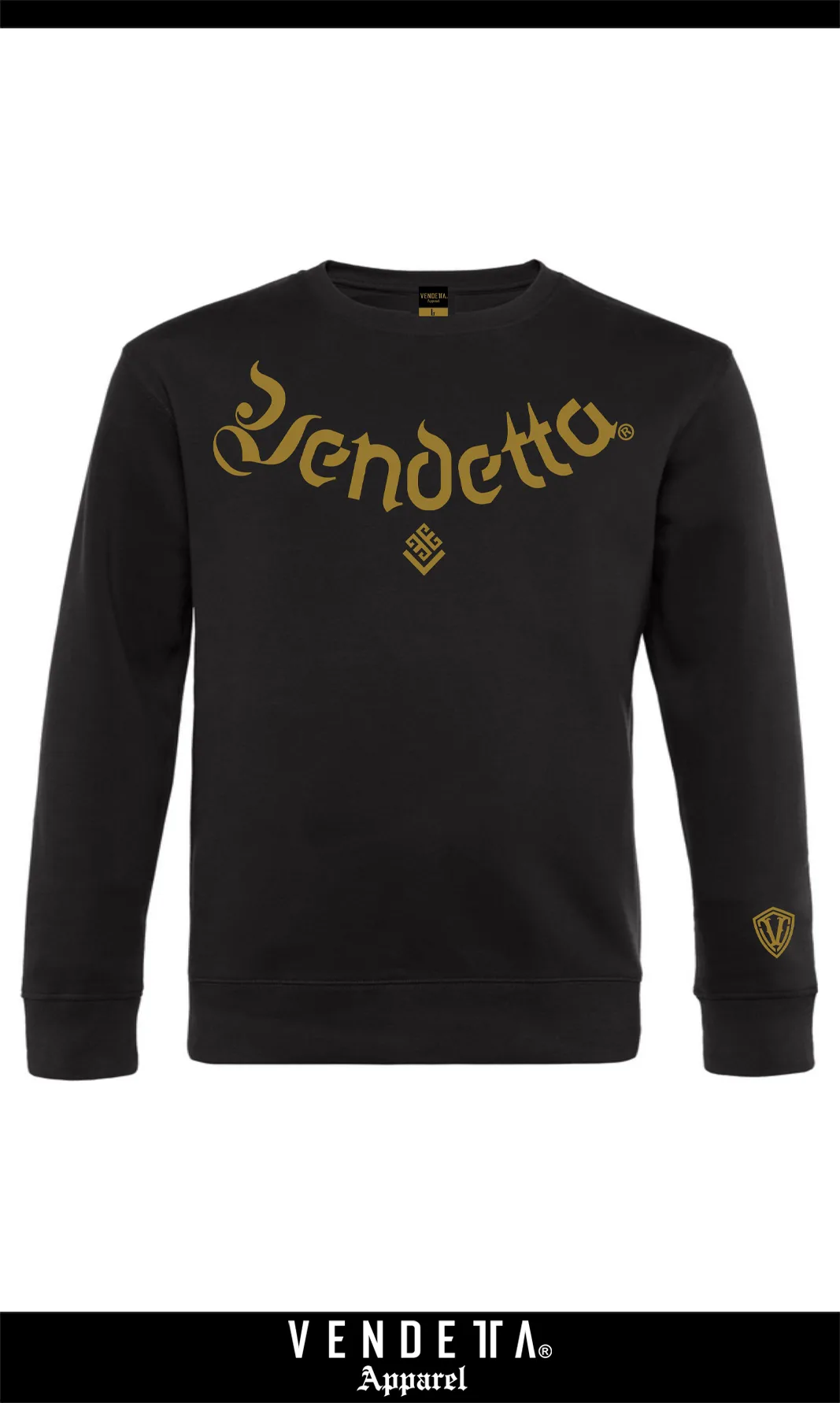 Mikina Pánska / CLASSIC Hoodie / Čierna / v1648 – Obrázok 1