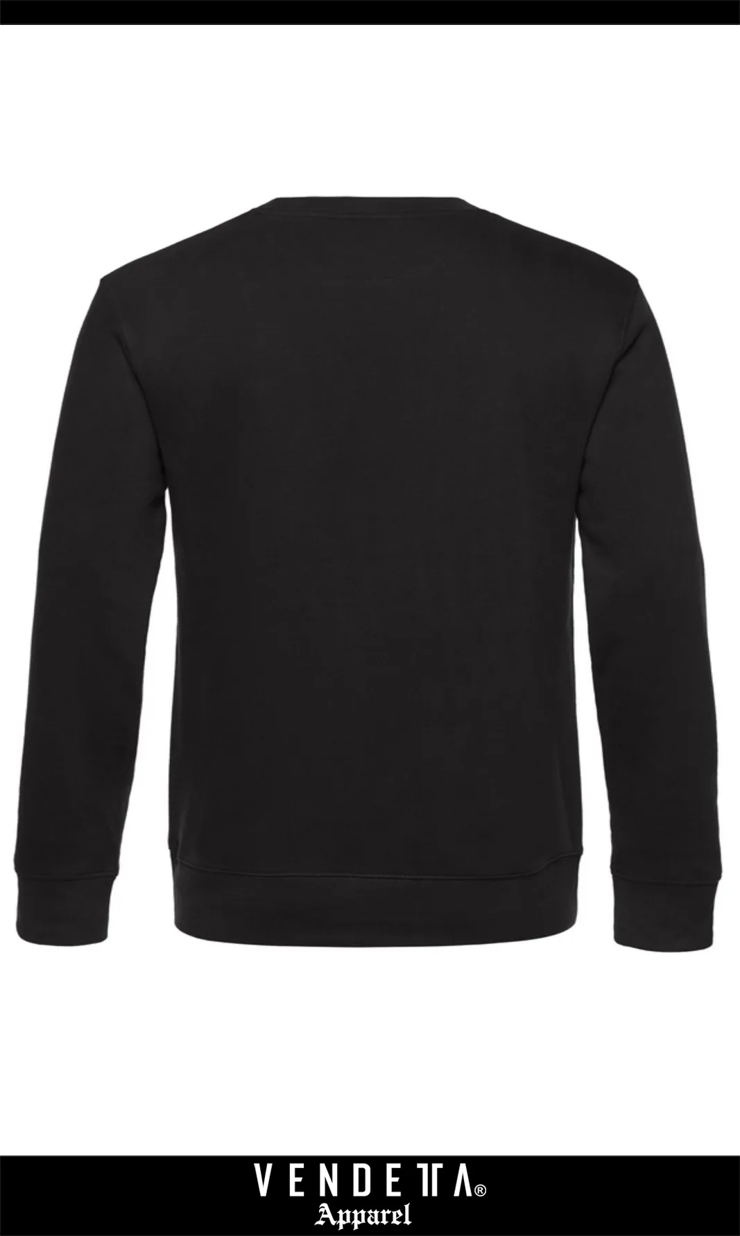 Mikina Pánska / CLASSIC Hoodie / Čierna / v1648 – Obrázok 5