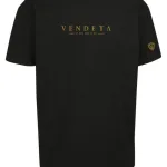 Tričko Pánske / T-shirt Oversize 1 / Čierna-Zlatá / v1662