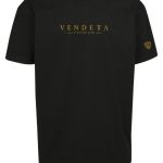 Tričko Pánske / T-shirt Oversize 1 / Čierna-Zlatá / v1662