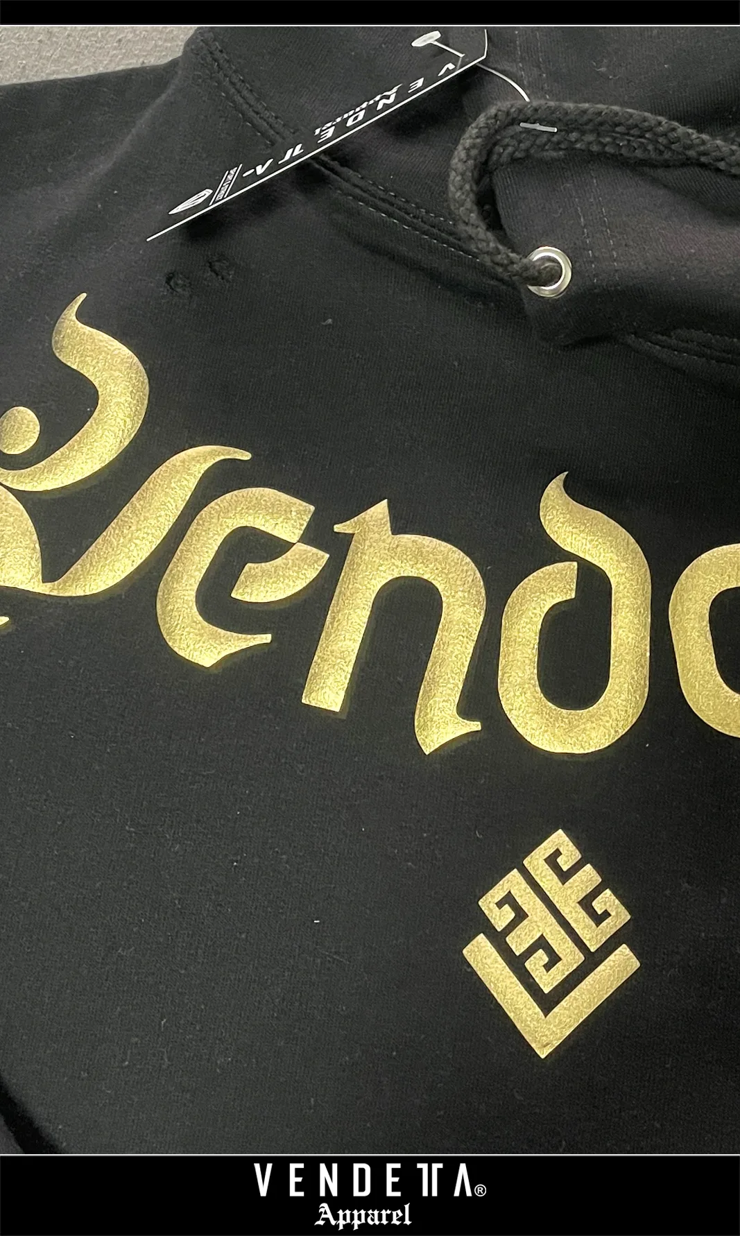 Mikina s Kapucňou Dámska / Hoodie Oversize / Čierna / v1697 – Obrázok 2