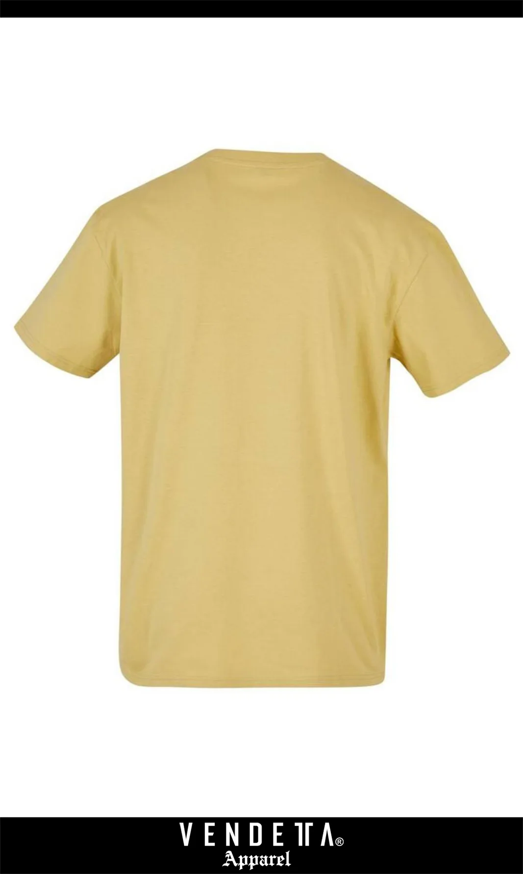 Tričko Pánske / T-shirt Oversize 1 / 3D Logo / Žltá / v1700 – Obrázok 3